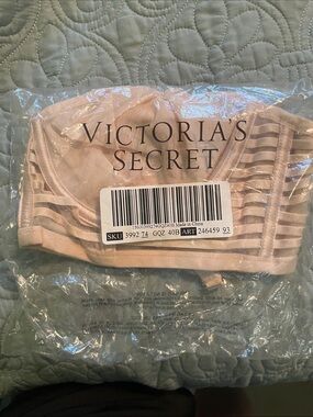 NWT Victoria's Secret Blush Pink Unlined Plunge Bra